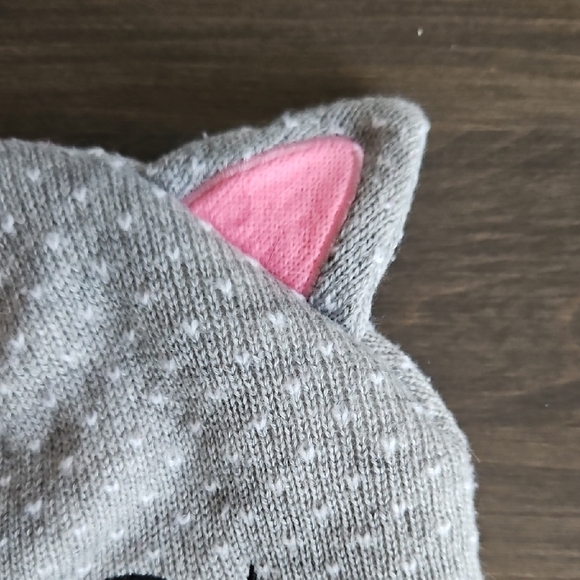 Fleece Kitty Cat Warm Winter Hat - Picture 4 of 9